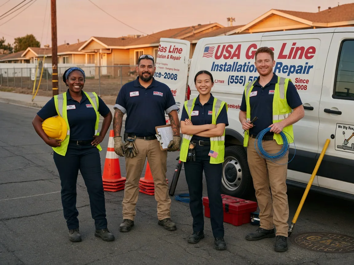 Gas Line Installation company in Leonidas, MI