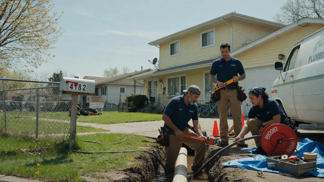 Gas Line Repair in Leonidas, MI near me